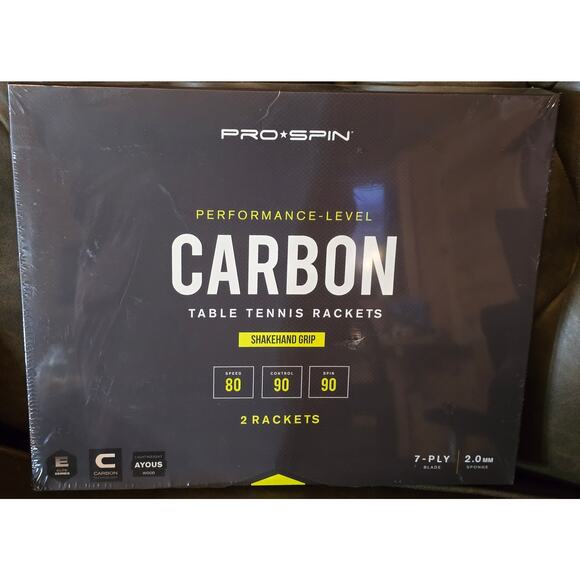 Pro Spin Performance Table Tennis Rackets - Speed, Control, Spin - Picture 1 of 2